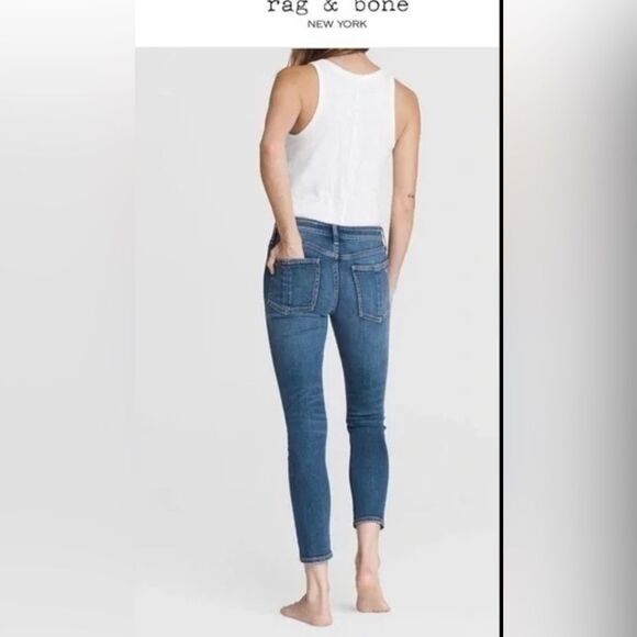 Rag & Bone 10 in High Skinny jeans size 25. - Picture 2 of 11